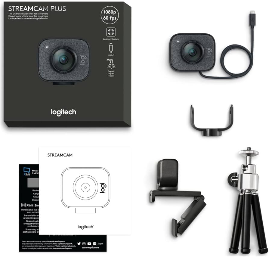【美品・箱付き】Logitech StreamCam グラファイト Amazon.com: Logitech StreamCam Premium Webcam for Streaming